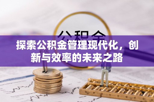 巨鹿探索公积金管理现代化，创新与效率的未来之路