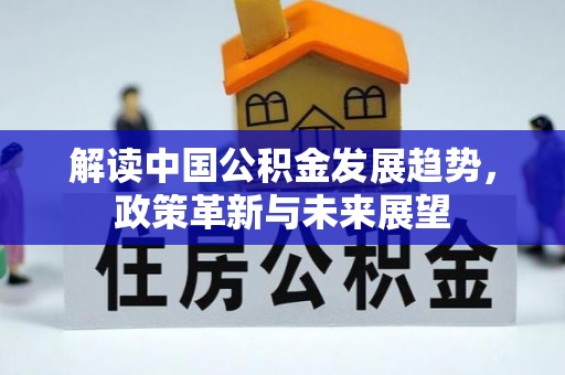 巨鹿解读中国公积金发展趋势，政策革新与未来展望
