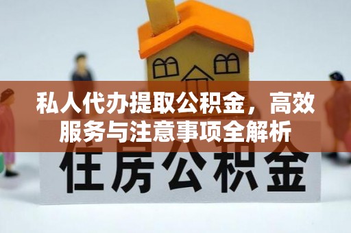 巨鹿私人代办提取公积金，高效服务与注意事项全解析