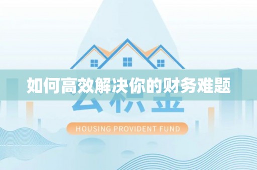 巨鹿如何高效解决你的财务难题