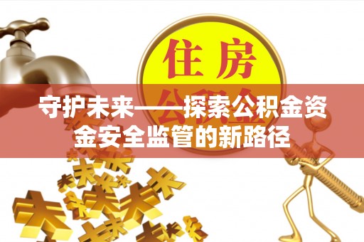 巨鹿守护未来——探索公积金资金安全监管的新路径
