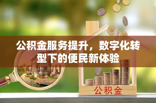 巨鹿公积金服务提升，数字化转型下的便民新体验