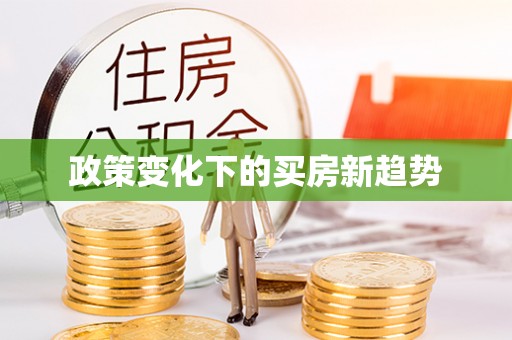 巨鹿政策变化下的买房新趋势