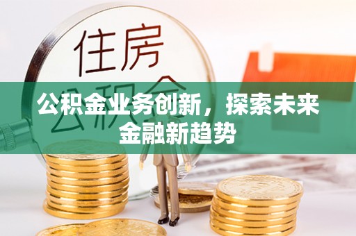 巨鹿公积金业务创新，探索未来金融新趋势