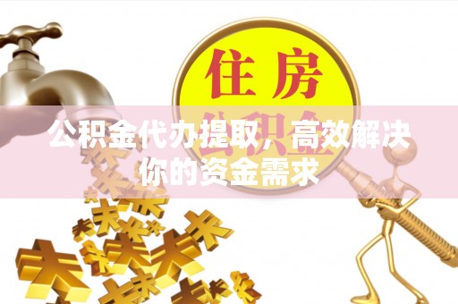 巨鹿公积金代办提取，高效解决你的资金需求