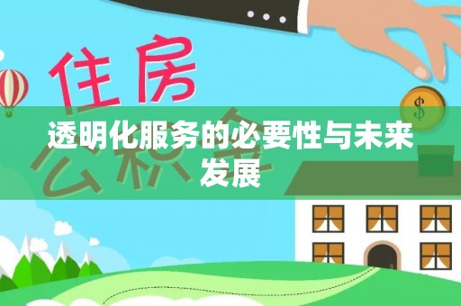 巨鹿透明化服务的必要性与未来发展